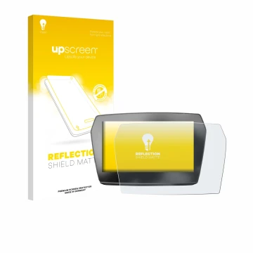 Vorderseite einer Produktverpackung mit dem Markenlogo upscreen. Daneben ist das Gerät Voge 625 2025 mit dem zugehörigen Displ