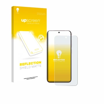 Vorderseite einer Produktverpackung mit dem Markenlogo upscreen. Daneben ist das Gerät Vivo X200 FE mit dem zugehörigen Displa