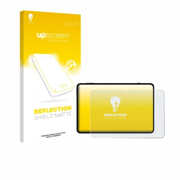 Vorderseite einer Produktverpackung mit dem Markenlogo upscreen. Daneben ist das Gerät Redmagic Astra NP05J mit dem zugehörige