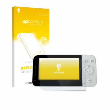 Vorderseite einer Produktverpackung mit dem Markenlogo upscreen. Daneben ist das Gerät Philips Avent SCD951/26 mit dem zugehör