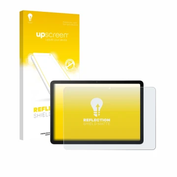 Vorderseite einer Produktverpackung mit dem Markenlogo upscreen. Daneben ist das Gerät Wacom MovinkPad 11 mit dem zugehörigen 