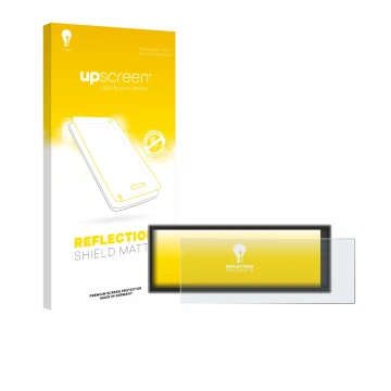 Vorderseite einer Produktverpackung mit dem Markenlogo upscreen. Daneben ist das Gerät Carpuride Carplay W125A 11.26