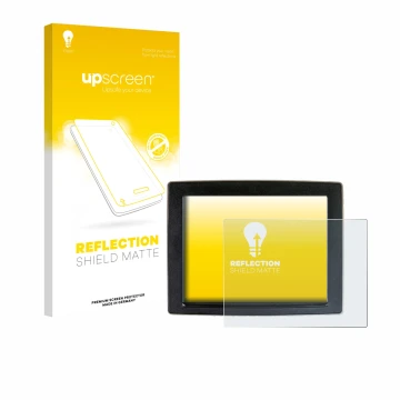 Vorderseite einer Produktverpackung mit dem Markenlogo upscreen. Daneben ist das Gerät John Deere GreenStar mit dem zugehörige