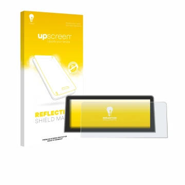 Vorderseite einer Produktverpackung mit dem Markenlogo upscreen. Daneben ist das Gerät Roadtop BMW 1 Serie E81 E82 E87 E88 200