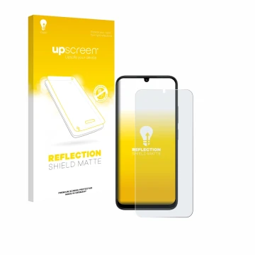 Vorderseite einer Produktverpackung mit dem Markenlogo upscreen. Daneben ist das Gerät Xiaomi Redmi 15C 4G mit dem zugehörigen