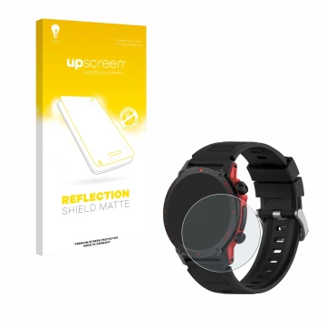 Vorderseite einer Produktverpackung mit dem Markenlogo upscreen. Daneben ist das Gerät Popglory S136 mit dem zugehörigen Displ