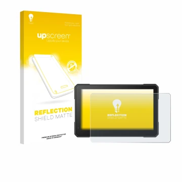 Vorderseite einer Produktverpackung mit dem Markenlogo upscreen. Daneben ist das Gerät Interphone Sync 70 Essential mit dem zu