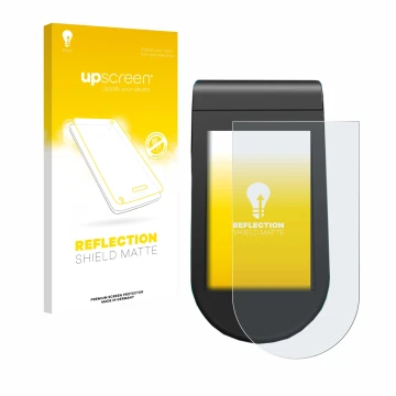 Vorderseite einer Produktverpackung mit dem Markenlogo upscreen. Daneben ist das Gerät SoFlow SO4 Pro MAX mit dem zugehörigen 