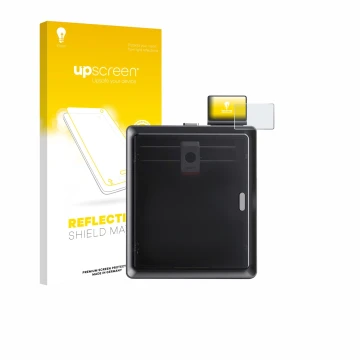 Vorderseite einer Produktverpackung mit dem Markenlogo upscreen. Daneben ist das Gerät Anycubic Kobra S1 / S1 Combo mit dem zu