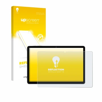 Vorderseite einer Produktverpackung mit dem Markenlogo upscreen. Daneben ist das Gerät RUSHAR M90 11