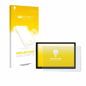 Vorderseite einer Produktverpackung mit dem Markenlogo upscreen. Daneben ist das Gerät Antemper D115 10.1