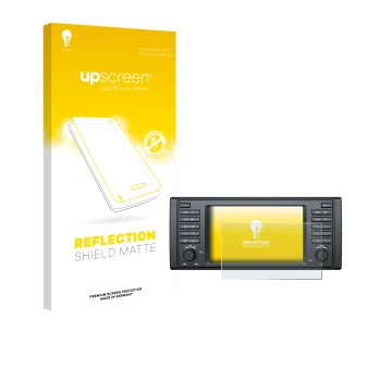 Vorderseite einer Produktverpackung mit dem Markenlogo upscreen. Daneben ist das Gerät Eonon E39A12S mit dem zugehörigen Displ