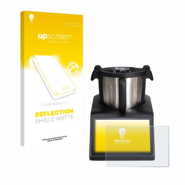 Vorderseite einer Produktverpackung mit dem Markenlogo upscreen. Daneben ist das Gerät Ufesa TotalChef RK10 mit dem zugehörige