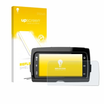 Vorderseite einer Produktverpackung mit dem Markenlogo upscreen. Daneben ist das Gerät Harley Davidson Soundstream Reserve WHD