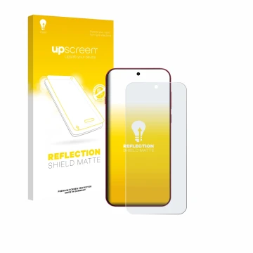 Vorderseite einer Produktverpackung mit dem Markenlogo upscreen. Daneben ist das Gerät Oppo Find X9 Pro mit dem zugehörigen Di