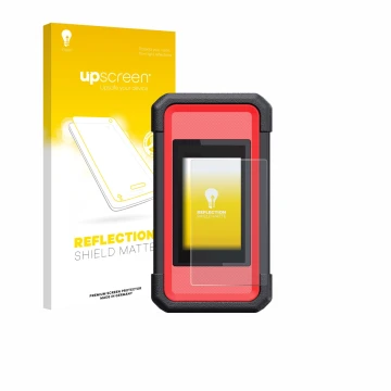 Vorderseite einer Produktverpackung mit dem Markenlogo upscreen. Daneben ist das Gerät Launch X431 SmartLink C V2.0 mit dem zu