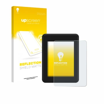 Vorderseite einer Produktverpackung mit dem Markenlogo upscreen. Daneben ist das Gerät Neodrives simplyDisplay mit dem zugehör