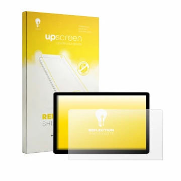Vorderseite einer Produktverpackung mit dem Markenlogo upscreen. Daneben ist das Gerät Skoda Elroq 85 Sportline 2026 mit dem z
