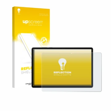 Vorderseite einer Produktverpackung mit dem Markenlogo upscreen. Daneben ist das Gerät Samsung Galaxy Tab A11 Plus WiFi 11