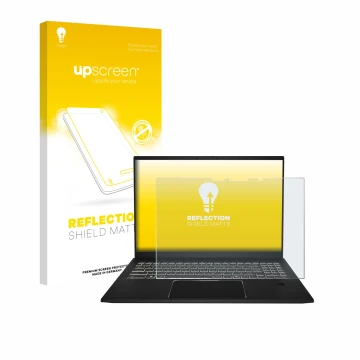 Vorderseite einer Produktverpackung mit dem Markenlogo upscreen. Daneben ist das Gerät MSI Summit A16 AI+ mit dem zugehörigen 