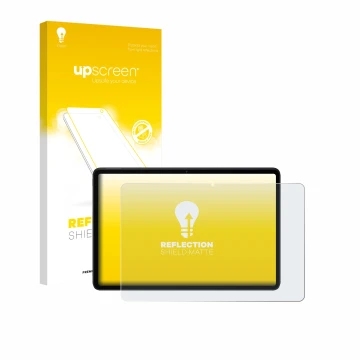 Vorderseite einer Produktverpackung mit dem Markenlogo upscreen. Daneben ist das Gerät Xiaomi Redmi Pad 2 Pro 5G mit dem zugeh