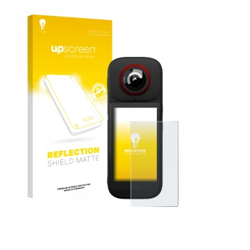 Vorderseite einer Produktverpackung mit dem Markenlogo upscreen. Daneben ist das Gerät Labpano PanoX V3 360° mit dem zugehörig