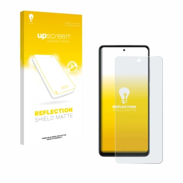 Vorderseite einer Produktverpackung mit dem Markenlogo upscreen. Daneben ist das Gerät Oppo A5x mit dem zugehörigen Displaysch