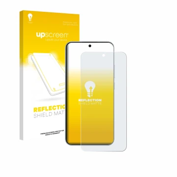 Vorderseite einer Produktverpackung mit dem Markenlogo upscreen. Daneben ist das Gerät Oppo F31 Pro mit dem zugehörigen Displa