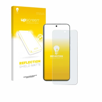 Vorderseite einer Produktverpackung mit dem Markenlogo upscreen. Daneben ist das Gerät Oppo A6 Pro 4G mit dem zugehörigen Disp
