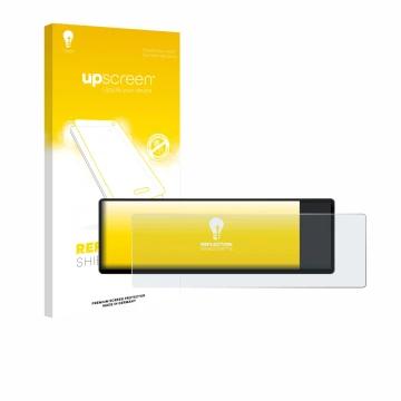 Vorderseite einer Produktverpackung mit dem Markenlogo upscreen. Daneben ist das Gerät Corsair Xeneon Edge 14.5