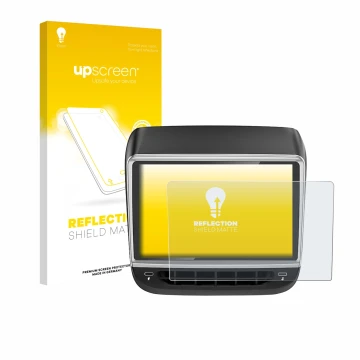 Vorderseite einer Produktverpackung mit dem Markenlogo upscreen. Daneben ist das Gerät Tlyard T10 mit dem zugehörigen Displays
