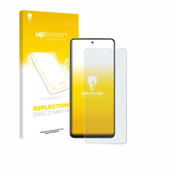 Vorderseite einer Produktverpackung mit dem Markenlogo upscreen. Daneben ist das Gerät Oppo A5 Energy mit dem zugehörigen Disp