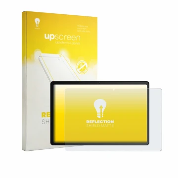 Vorderseite einer Produktverpackung mit dem Markenlogo upscreen. Daneben ist das Gerät Whitedeer WHTG1301 10.1