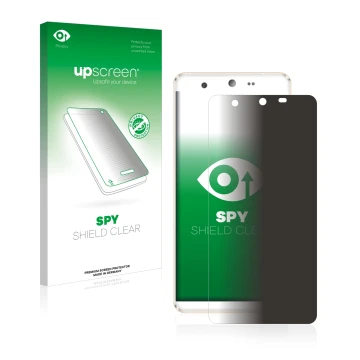 Vorderseite einer Produktverpackung mit dem Markenlogo upscreen. Daneben ist das Gerät Kingzone N5 mit dem zugehörigen Display