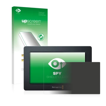 Vorderseite einer Produktverpackung mit dem Markenlogo upscreen. Daneben ist das Gerät Blackmagic Design Blackmagic Video Assi