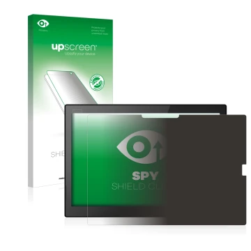 Vorderseite einer Produktverpackung mit dem Markenlogo upscreen. Daneben ist das Gerät Lenovo ThinkPad X1 Tablet (3.Gen) mit d