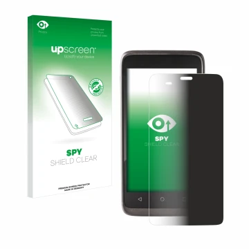 Vorderseite einer Produktverpackung mit dem Markenlogo upscreen. Daneben ist das Gerät Honeywell ScanPal EDA51 mit dem zugehör