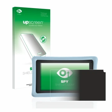 Vorderseite einer Produktverpackung mit dem Markenlogo upscreen. Daneben ist das Gerät Pebble Gear 7