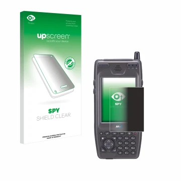 Vorderseite einer Produktverpackung mit dem Markenlogo upscreen. Daneben ist das Gerät M3 Mobile M3 SKY MC-7500S mit dem zugeh