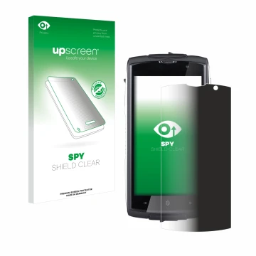 Vorderseite einer Produktverpackung mit dem Markenlogo upscreen. Daneben ist das Gerät GoClever Quantum 500 Steel mit dem zuge