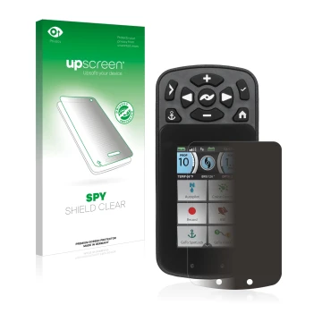 Vorderseite einer Produktverpackung mit dem Markenlogo upscreen. Daneben ist das Gerät Minn Kota I-Pilot Link mit dem zugehöri