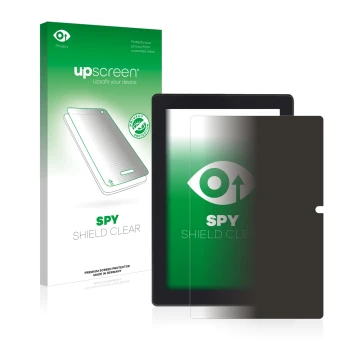 Vorderseite einer Produktverpackung mit dem Markenlogo upscreen. Daneben ist das Gerät Simbans Tangotab 10