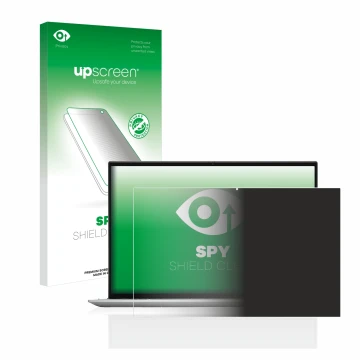 Vorderseite einer Produktverpackung mit dem Markenlogo upscreen. Daneben ist das Gerät Dell Inspiron 17 7706 2-in-1 mit dem zu