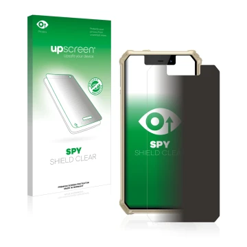 Vorderseite einer Produktverpackung mit dem Markenlogo upscreen. Daneben ist das Gerät iiiF150 B2021 mit dem zugehörigen Displ