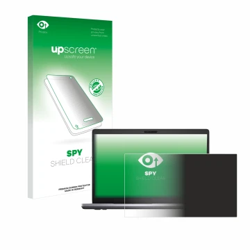 Vorderseite einer Produktverpackung mit dem Markenlogo upscreen. Daneben ist das Gerät Dell Latitude 5510 mit dem zugehörigen 