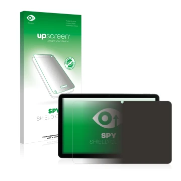 Vorderseite einer Produktverpackung mit dem Markenlogo upscreen. Daneben ist das Gerät MEDION Lifetab P10752 mit dem zugehörig