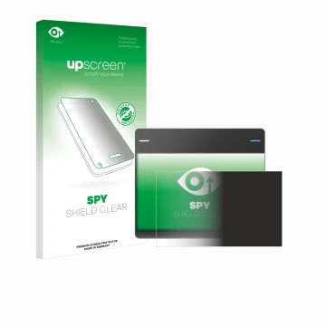 Vorderseite einer Produktverpackung mit dem Markenlogo upscreen. Daneben ist das Gerät Wacom Intuos CTH-480 mit dem zugehörige