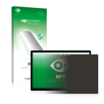 Vorderseite einer Produktverpackung mit dem Markenlogo upscreen. Daneben ist das Gerät Xiaomi Book S 12.4