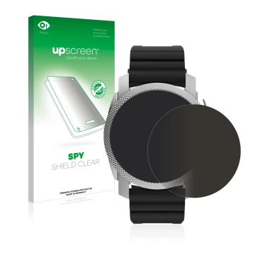 Vorderseite einer Produktverpackung mit dem Markenlogo upscreen. Daneben ist das Gerät Fossil Gen 6 Hybrid Machine (45mm) mit 