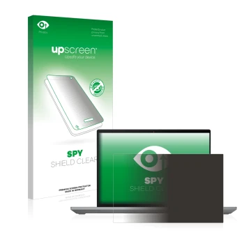 Vorderseite einer Produktverpackung mit dem Markenlogo upscreen. Daneben ist das Gerät Lenovo ThinkPad P14s Gen 3 mit dem zuge